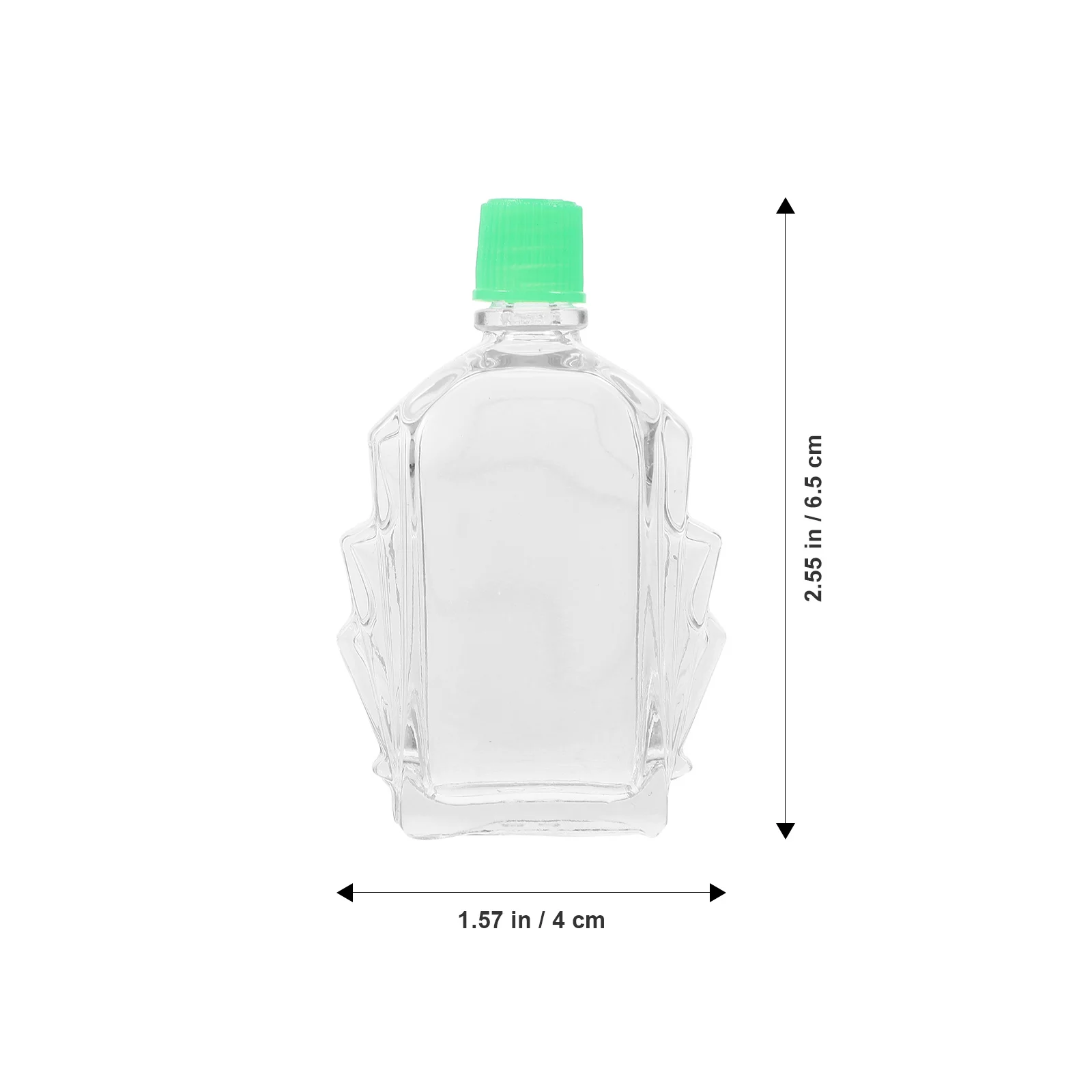 

10Pcs Wind Essential Oil Bottle Mini Glass Durable Compact Container for Essential Medicinal Balm Oils Mini Bottle