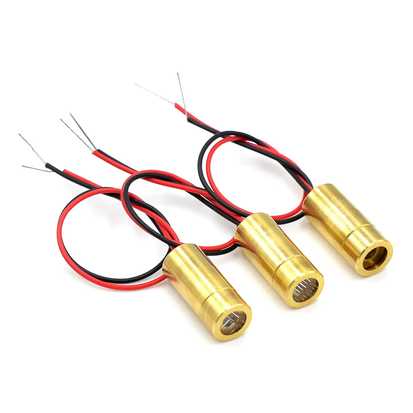 Laser head 650nm 9mm 3V 50mW Cross Diode Module Red Copper