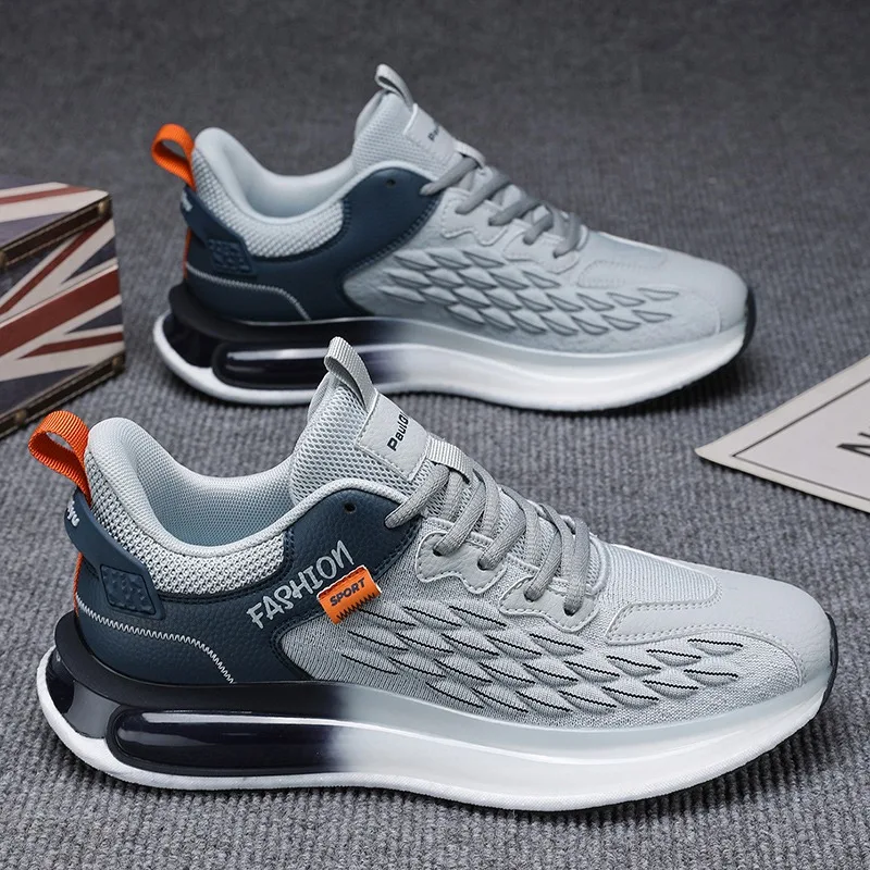 

Men'sCasualSportsShoesforSpringand Autumn, Outdoor Large Size Lightweight Soft-Soled Running Shoes, Breathable Mesh Hiking Shoes