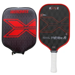 Pickleball Paddle with Cover Bag, 3D 18K Carbon Fiber Friction Textured Surface, Polymer Core, Thermoformed Palas De Padel