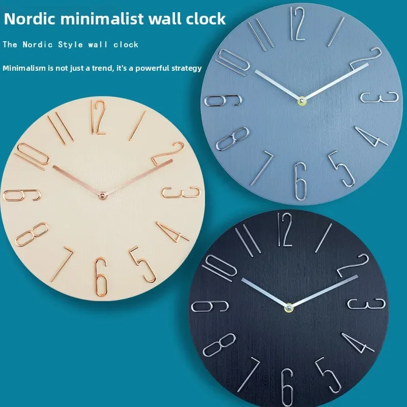 Wall clock hanging watch Household clock hanging wall Modern simple living room