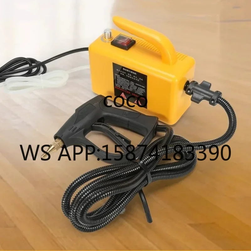 Commercial Hot High Pressure Steam Cleaner (220V 2600W) with US Plug, for Kitchen, Bathroom, Car Handle Cleaning