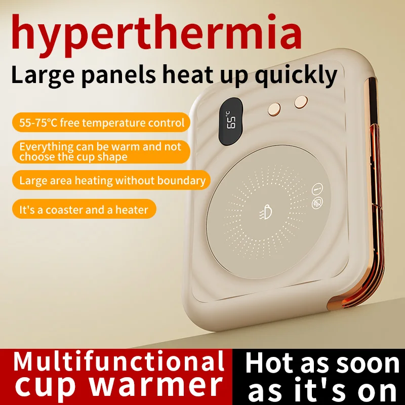 كوب كهربائي دفئا ثرموستاتي التدفئة كوستر 3-سرعة تعديل القهوة جهاز تدفئة القدح كوب دفئا للمشروبات الشاي الحليب #3