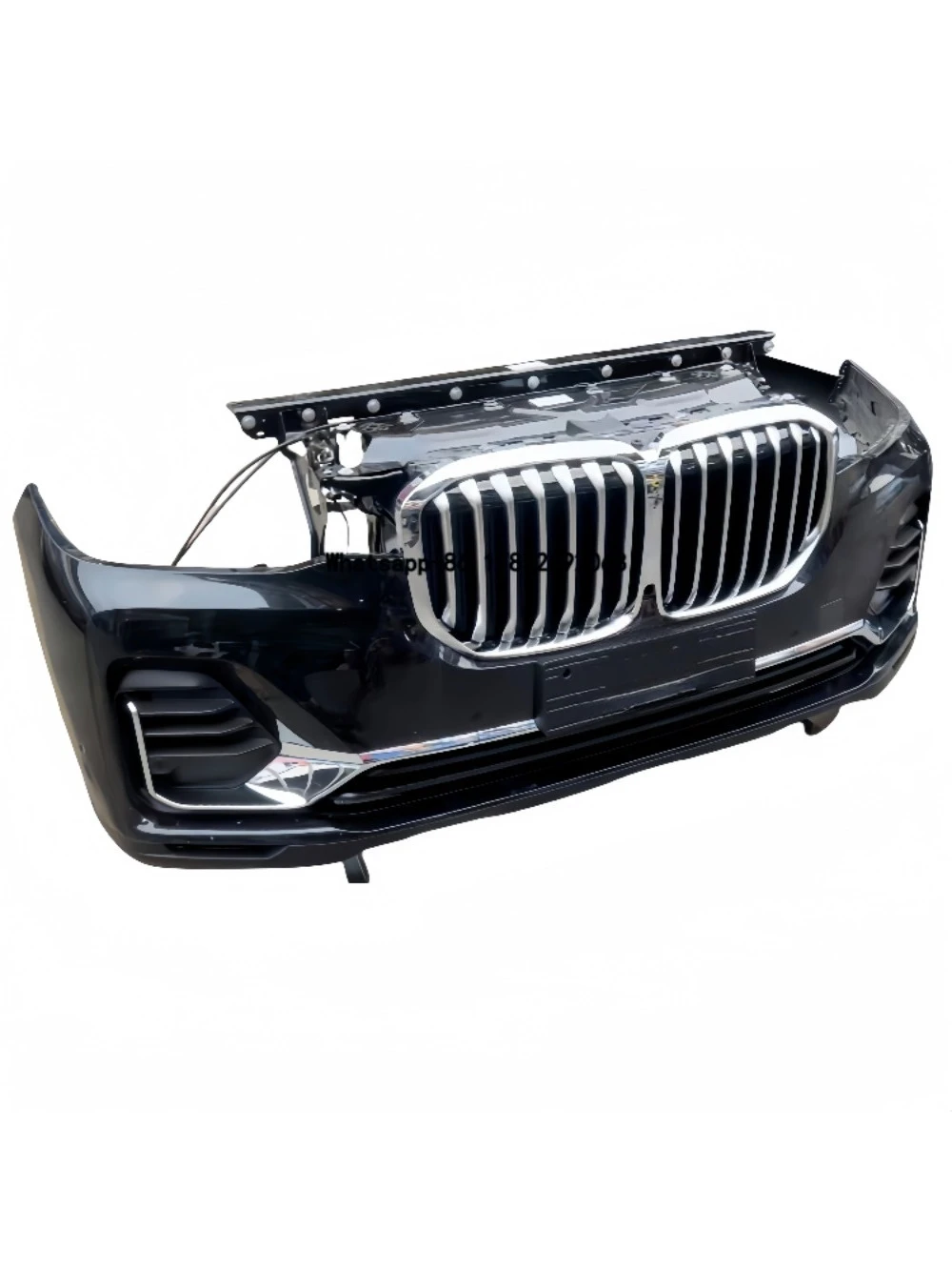 

For X7 G07 Front Bumper High-quality Carbon Black with Radiator and Headlights Combination Universal Fitment