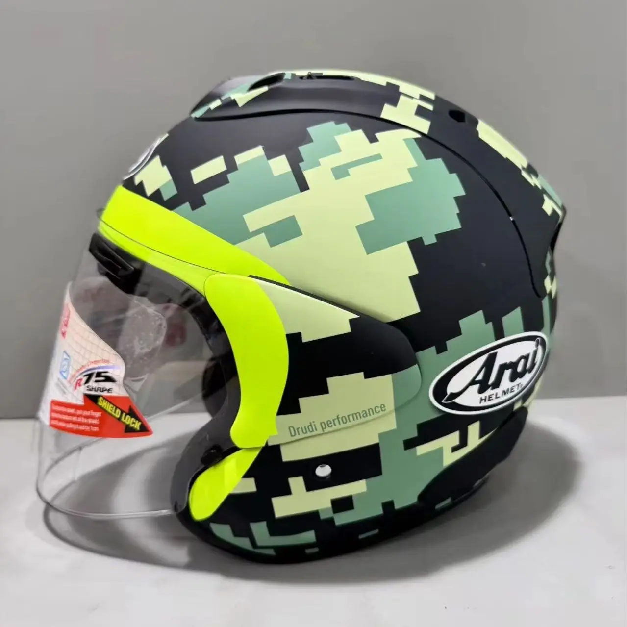 

Open Face Helmet VZ RAM MIMETIC 3/4 Helmet Off Road Racing Motocross Motorcycle Helmet