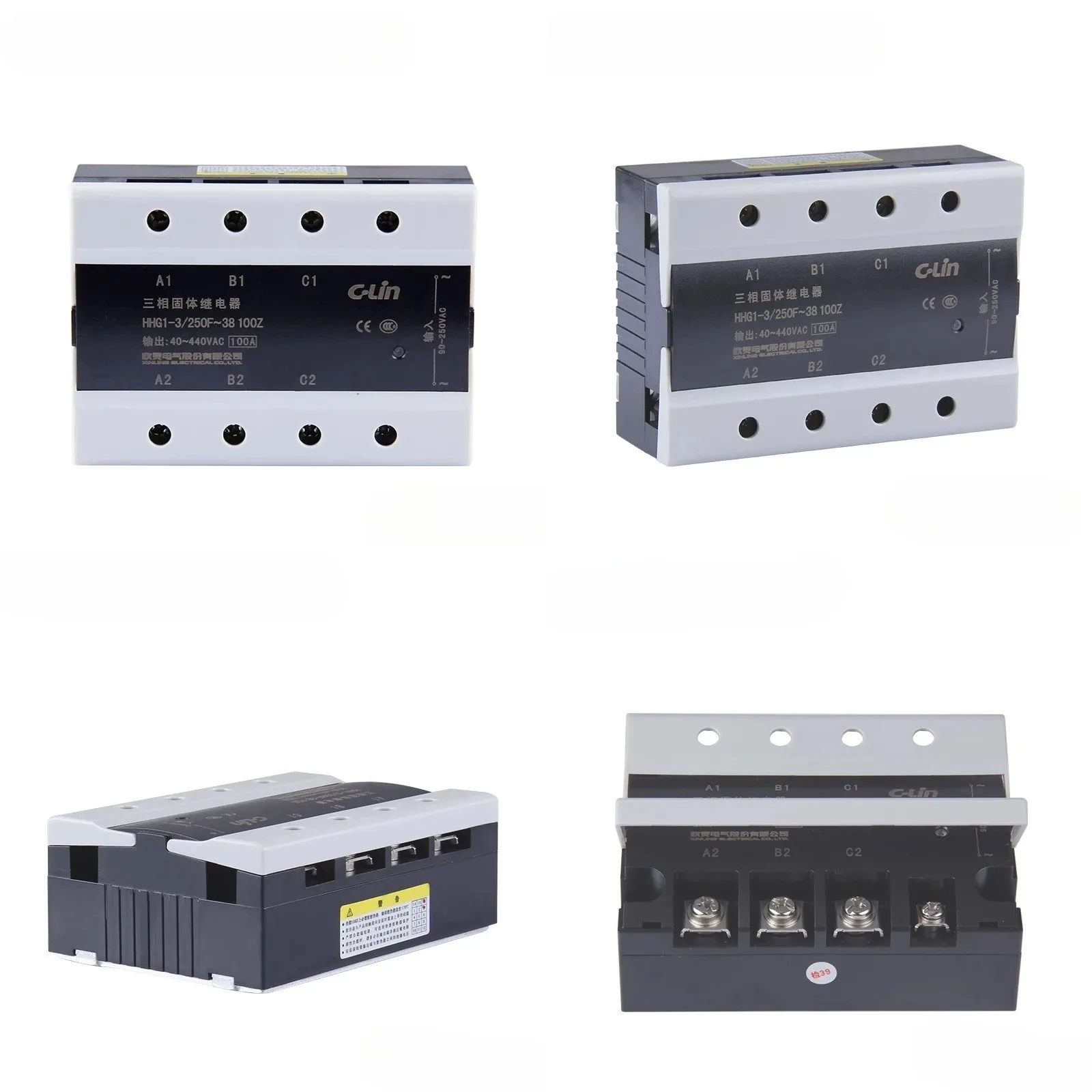 C-Lin Three-phase Solid State Relay HHG1-3 / 250F-38 100Z (120A) AC Control Control