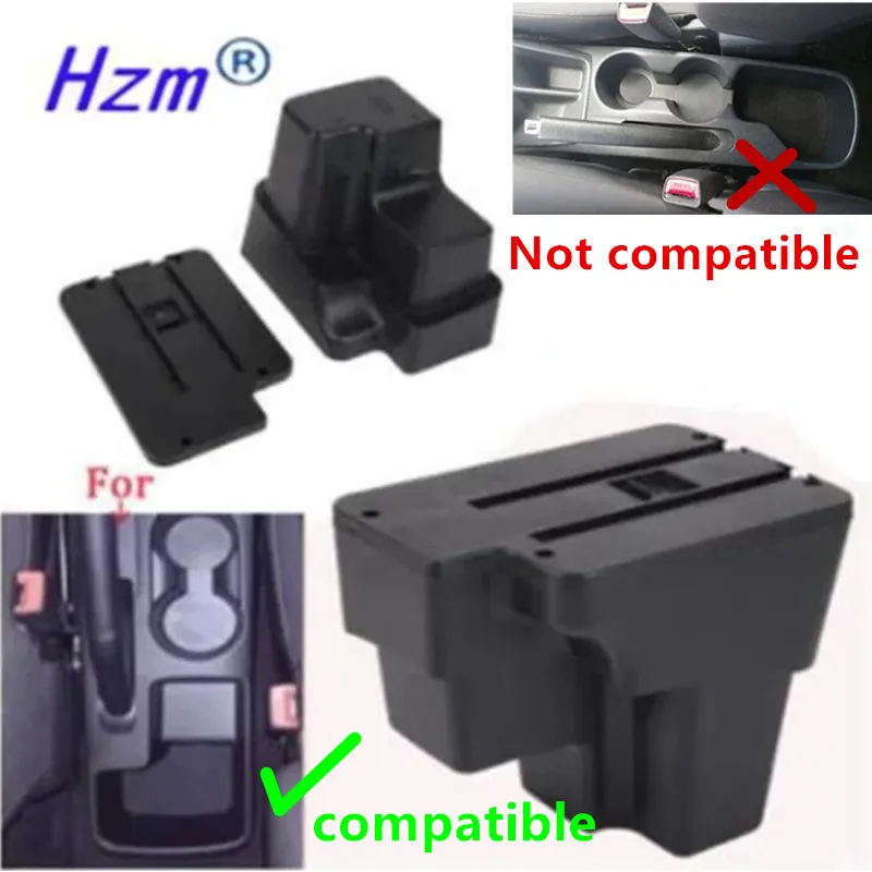 For KIA RIO Armrest Box For KIA STONIC KIA Rio lx Cerato Car Armrest Retrofit part Storage Box Car accessorie South America