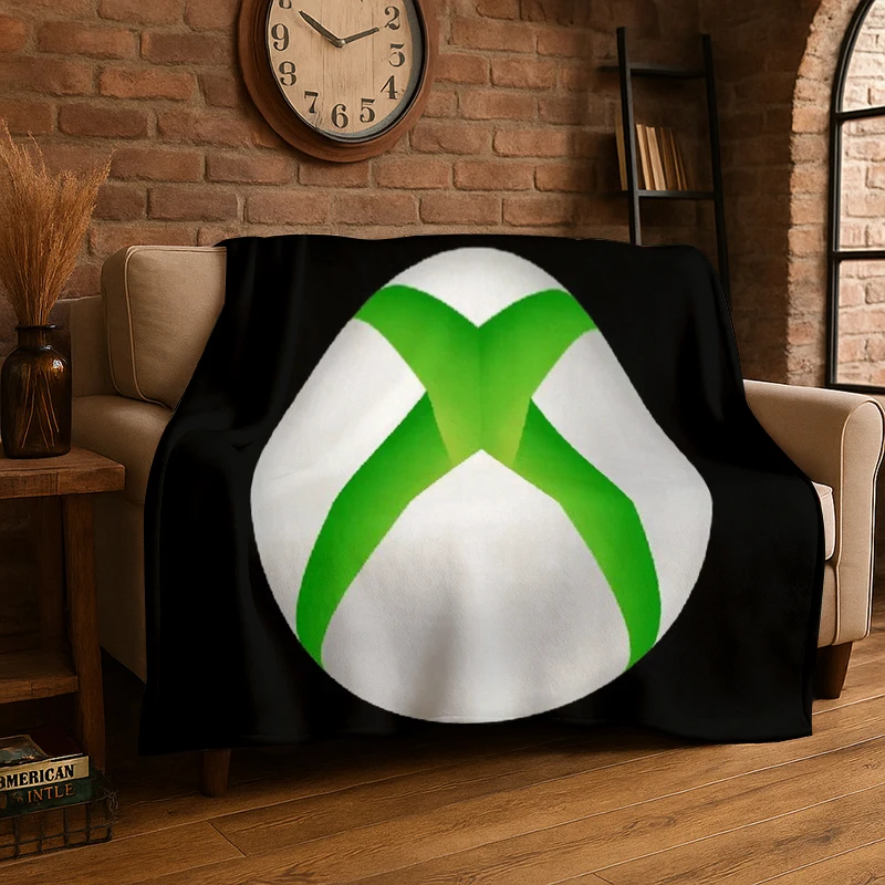 Retro Gaming Logo - retro Xbox Gaming Gamer Logo Flannel