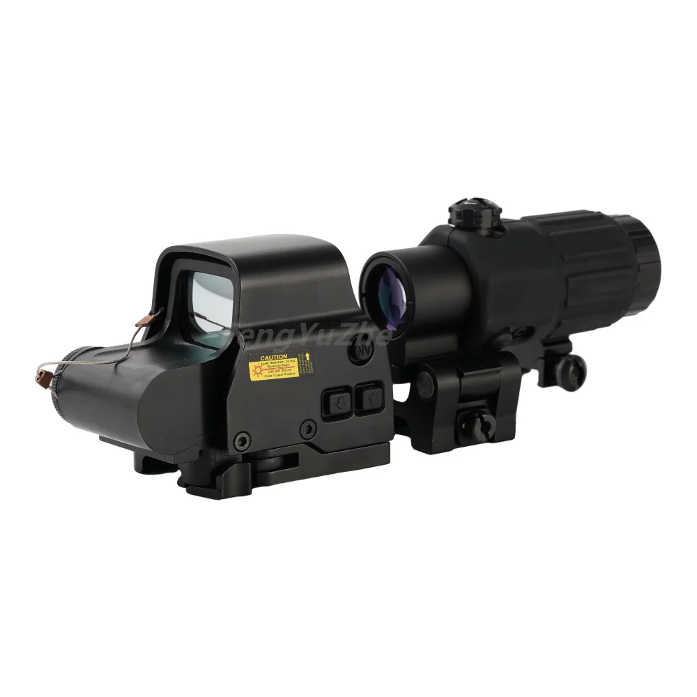 

High Quality 558 Holographic Sight+ 3X Magnifier with Quick Detach Red Dot and Sight Scope for Hunting
