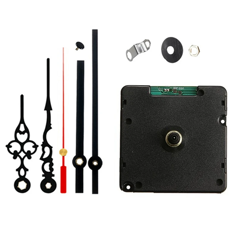 Silent Radio Controlled DIY Clock Movement Mechanism DCF Signal Mode Clock With 2 Sets Hands Repair Parts Replacement