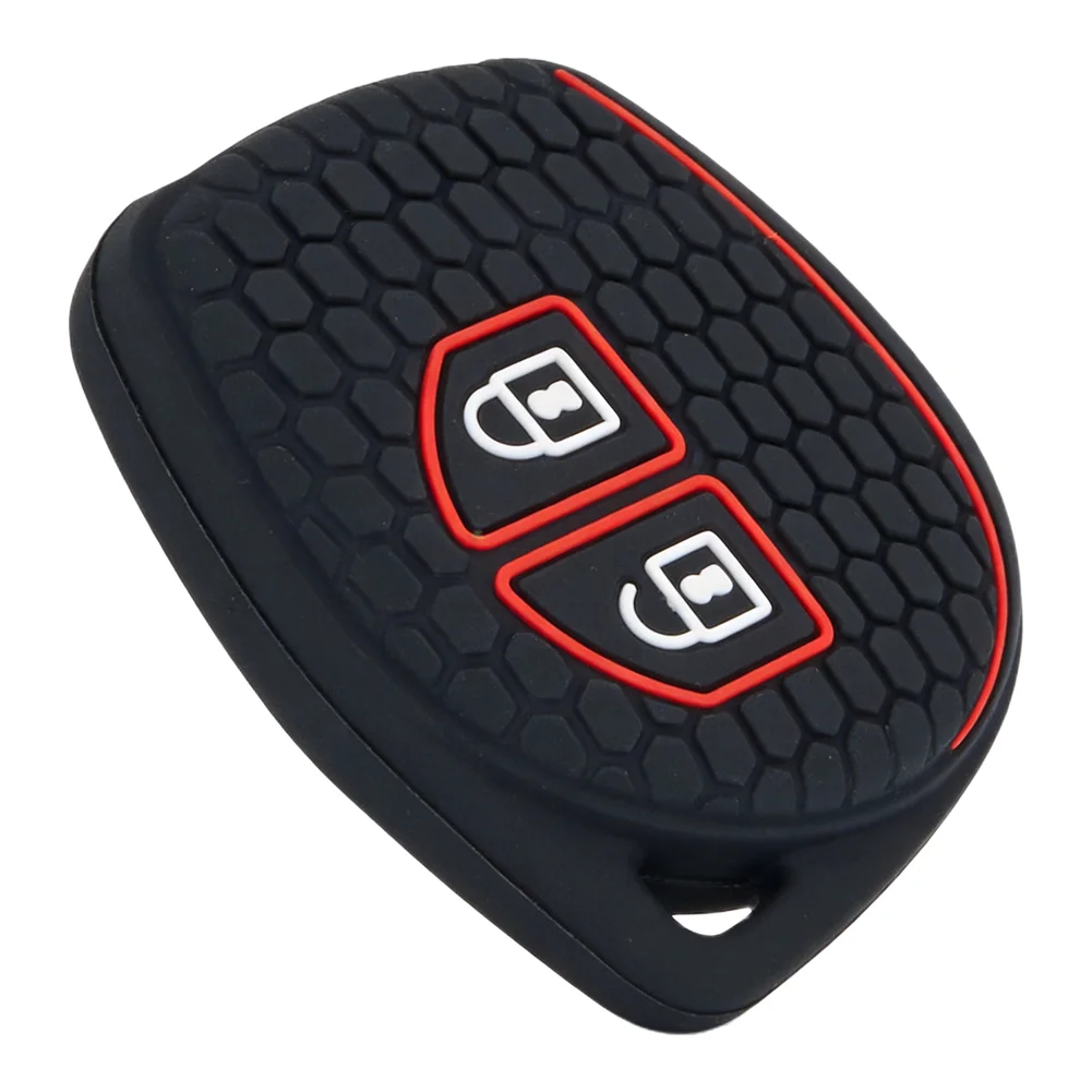Comprehensive Protection with this Two Button Silicon Remote Car Key Cover Designed Exclusively For Various For Suzukis