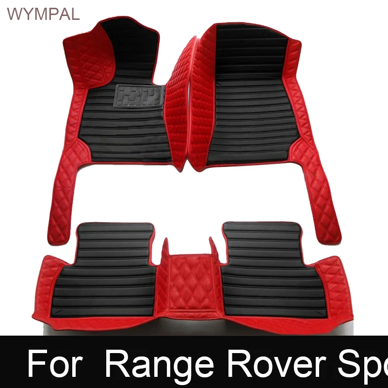 Custom Luxury Car Floor Mats For Range Rover Sport 2014 2015 2016 2017 2018 5 Seater Auto Car Mats Full Set Interior Accessories