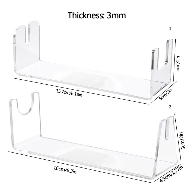 Transparent Knife Display Stand Clear Acrylic Knife Holder Countertop Cutlery high quality view 6
