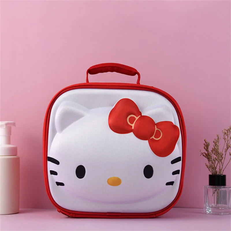 

Новинка Sanrio сумка для макияжа Hellokitty Disney портативная прочная аниме кавайная Милая дорожная сумка для хранения пикника подарки для девушек
