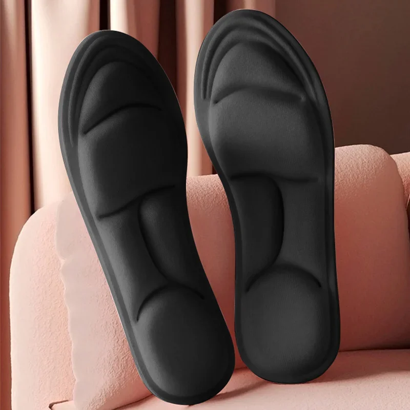 1pair Breathable Memory Foam Sport Running Insoles Cushion Massage Orthopedic Support for Sports Shoes Men Women Durable Insole