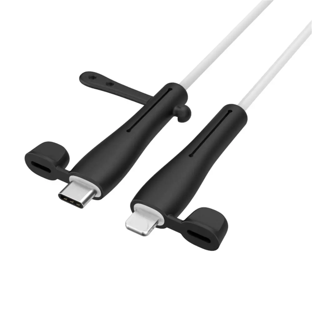 Cable Holder Dustproof Cover Protective Cap Wire Winder Cable Protector Silicone Cable Organizer For Apple iPhone 13 12 Cable