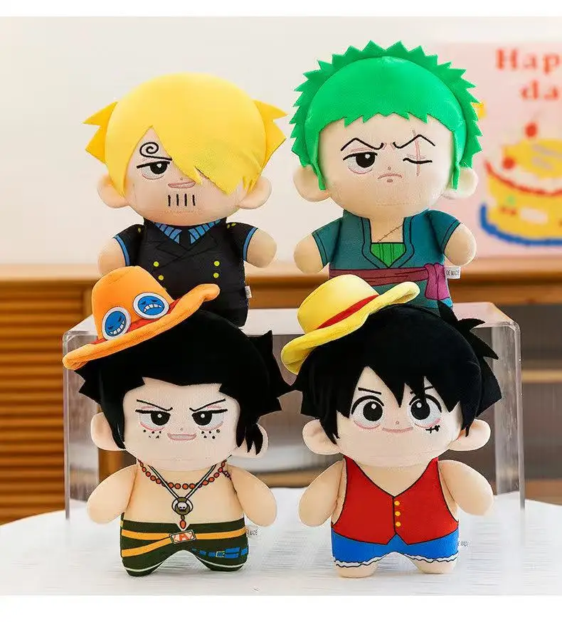 Neuestes Modell, Solon Luffy Shanzhi Ace Plüschtier, Cartoon-Anime-Spaßpuppe, Geburtstagsgeschenk für Kinder – Detail 24