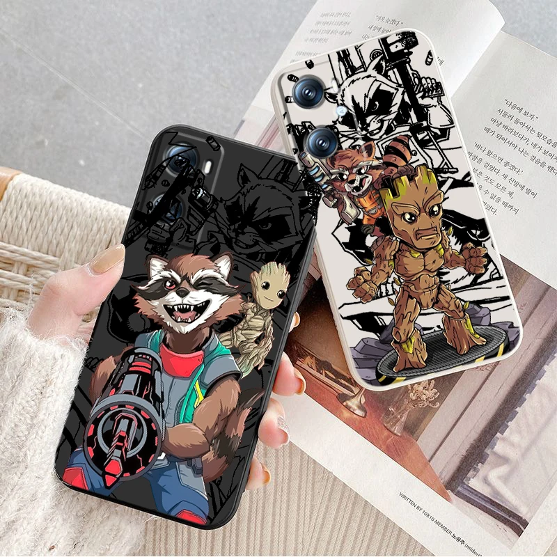 Marvel Rocket Bear Cartoon Cool Funda Phone Case