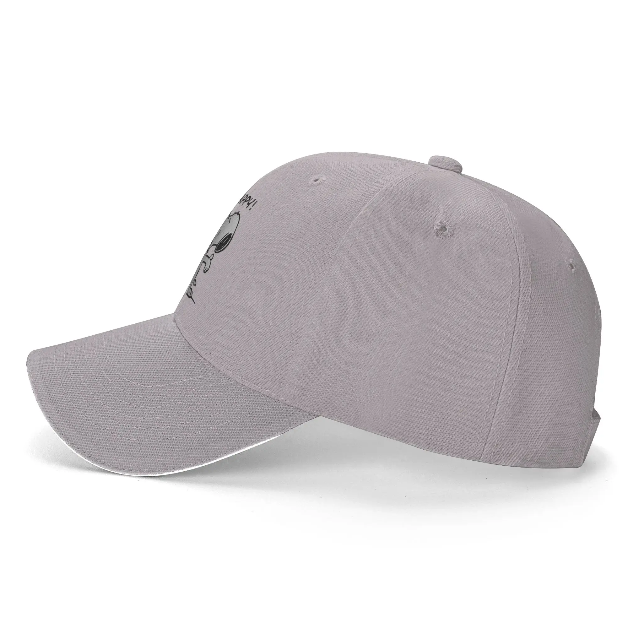 Snoopy Be Happy Sandwich Hat Adult ,Fashion  Hat Sports Cap Adjustable Snapback Caps Baseball Caps High Quality