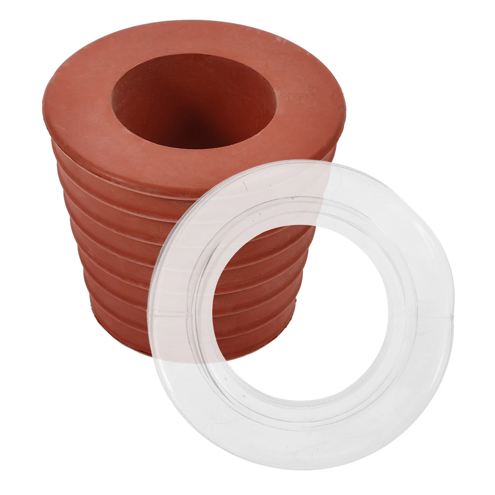 

Patio Umbrella Hole Plug Set Brown Rubber Cone Clear Ring Outdoor Table Stand Replacement Accessories Parasol Hardware