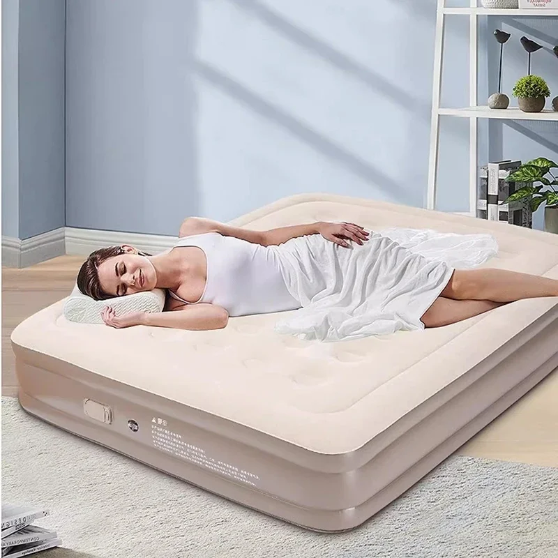 ChimUnique-Siège Gonflable Simple King Size, Lit de Camping Doux et Confortable, Mobilier Moderne