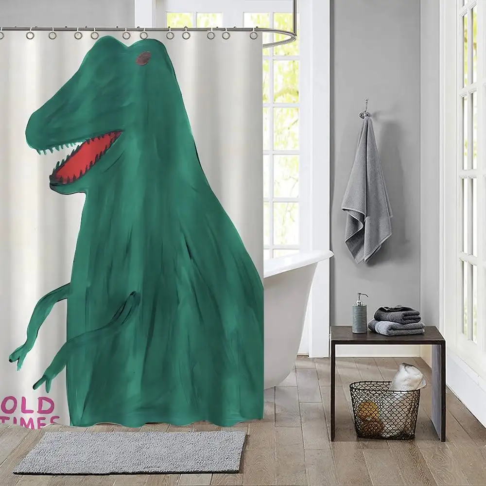 ديفيد شريجلي أرنب لزج HD جودة 1 قطعة ستارة دش نمط بالإضافة إلى خطاف مقاوم للماء آلة قابل للغسل نسيج البوليستر #4