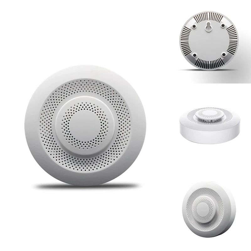 أفضل-Tuya Wifi مراقبة جودة الهواء المنزل الذكي كاشف ثاني أكسيد الكربون الفورمالديهايد VOC CO2 CH2O كاشف درجة الحرارة والرطوبة