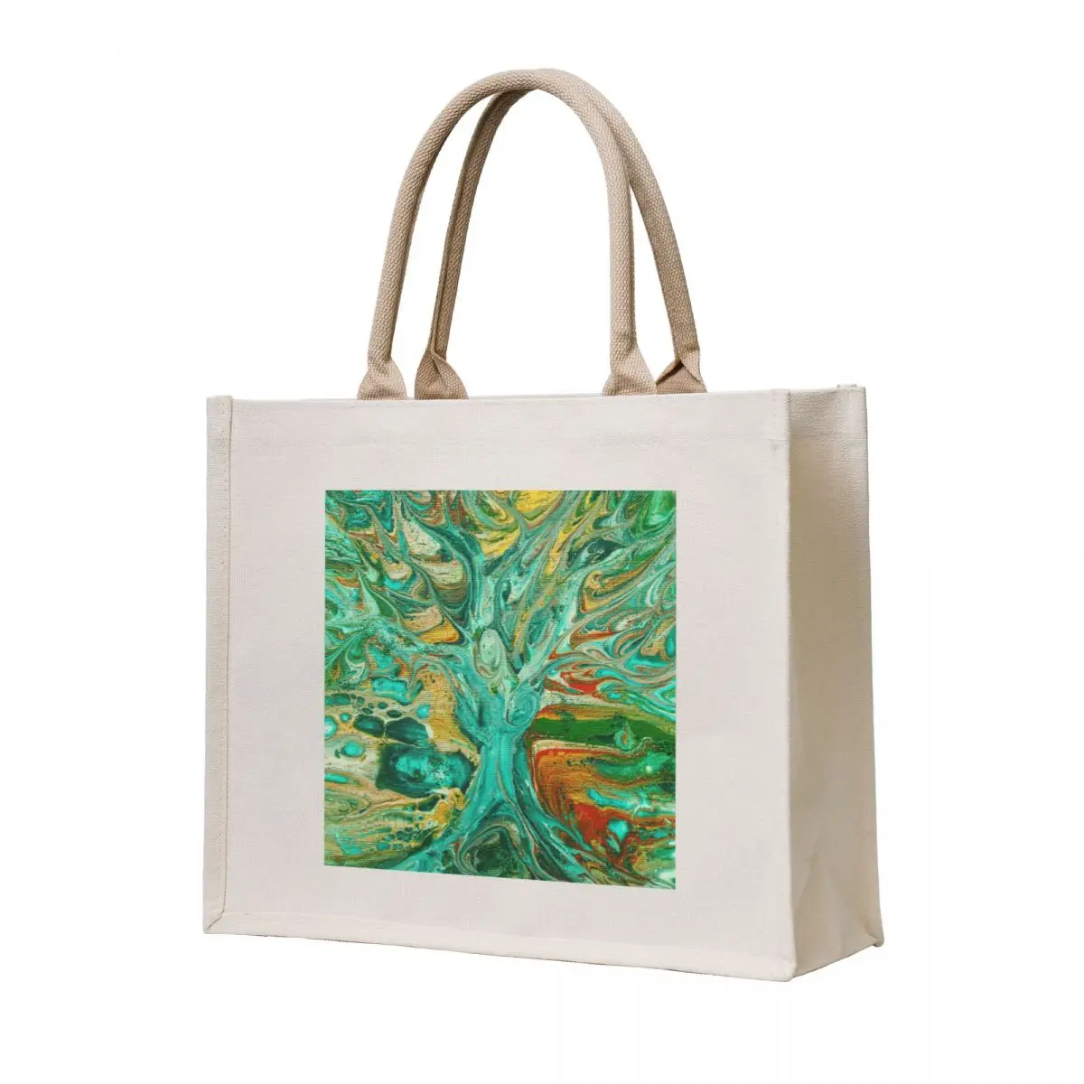 

Spirit of the Tree. Earth Day. Tote Bag shopping bags foldable Shopper bag ecological bags