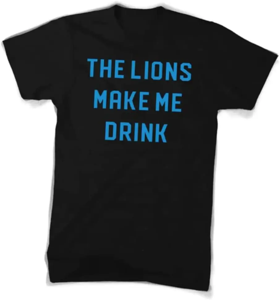 The Lions Make Me Drink     Cotton T-Shirt