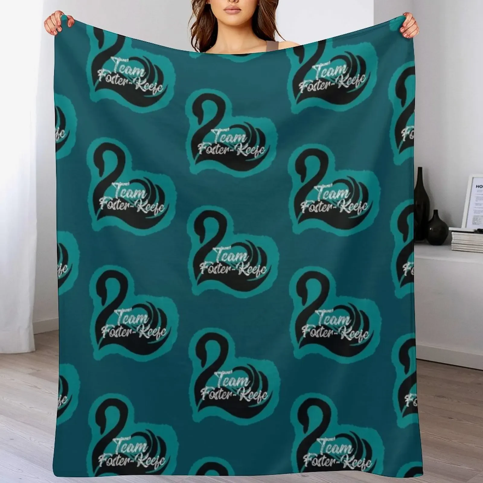 Team Foster-Keefe Throw Blanket Soft Cozy Blanket for Pet Kids Adults