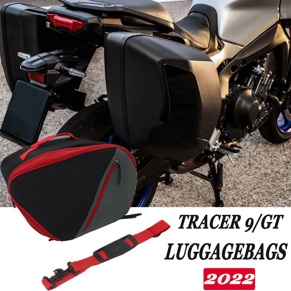 

Red 2020 2021 2022 For Yamaha Tracer 9 GT TRACER 9GT Motorcycle Luggage Bags Black Expandable Inner Bags Tracer9 GT Tracer900