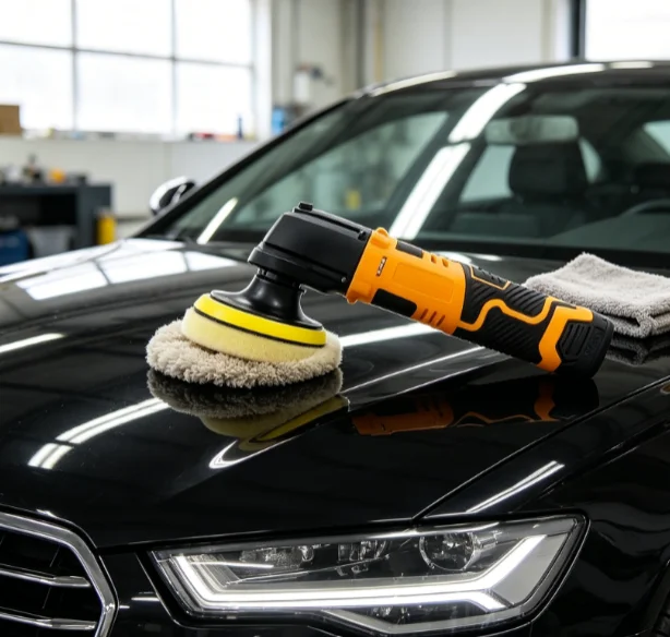 Wireless Waxing Machine, Rechargeable Mini Polishing Machine for Car Paint Scratch Repair & Auto Detailing Care