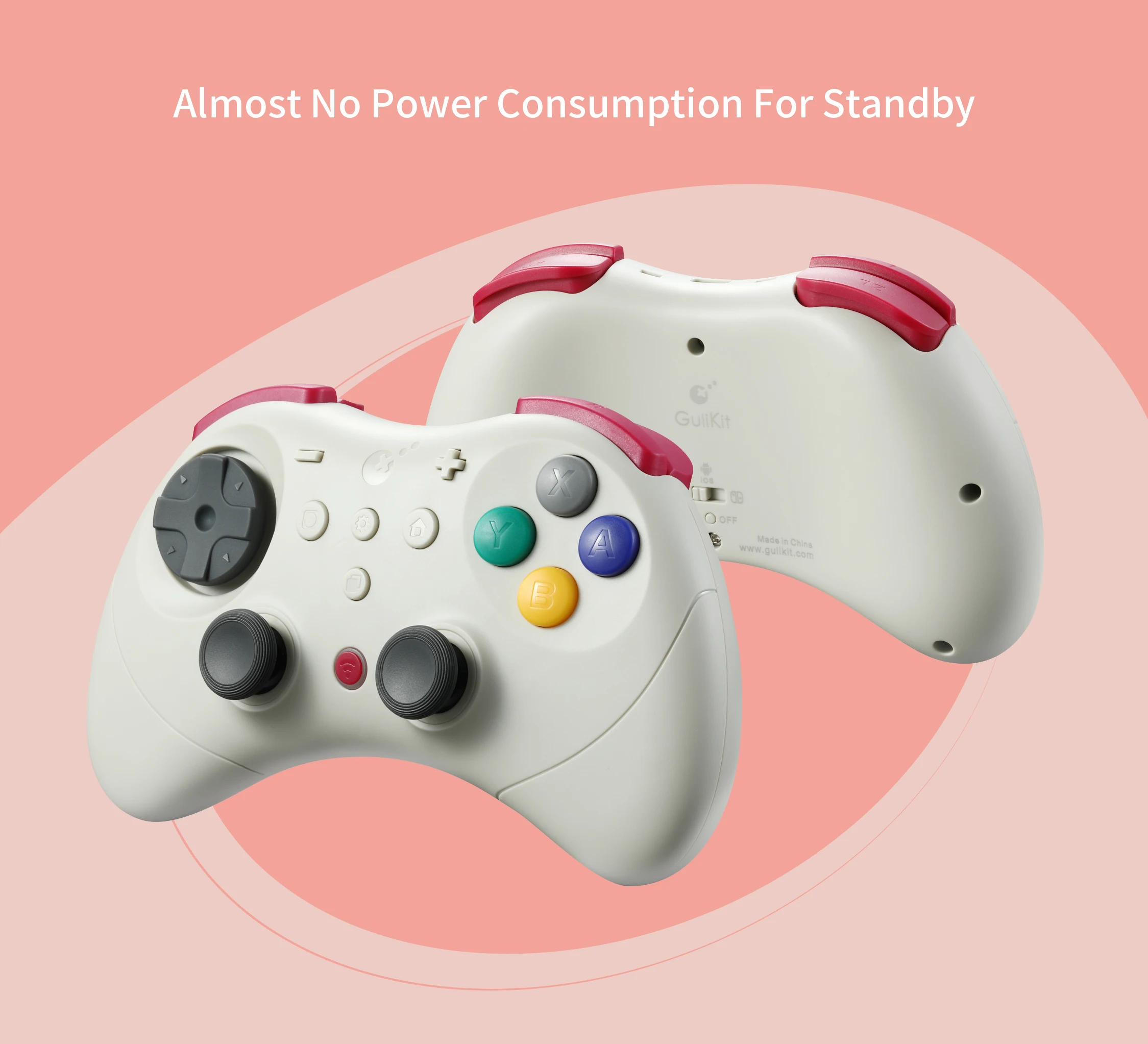 GuliKit Elves 2 Pro Wireless Gaming Controller für Switch 2 Windows Hall Joysticks mit 1000 Hz Gamepad für iOS und Android – Detail 20