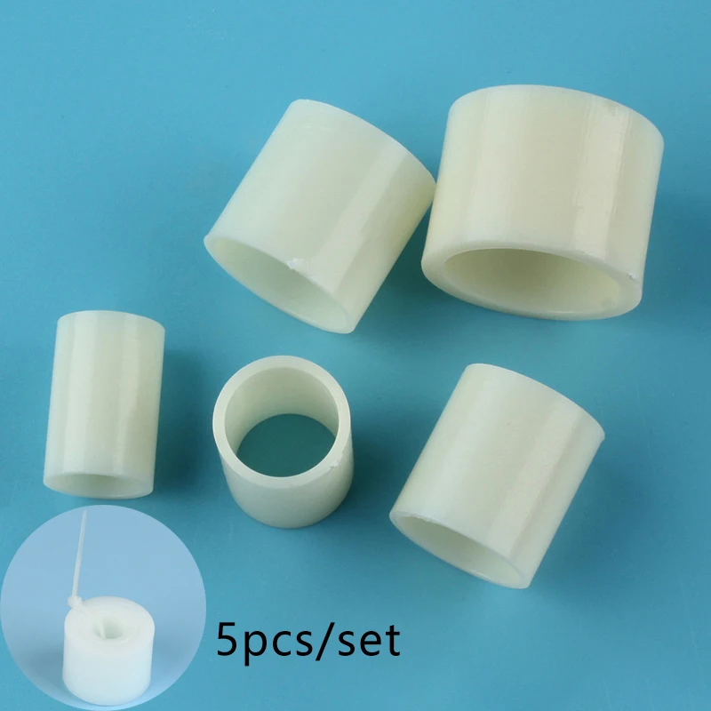 @*5-Sizes/set Grinding Wheel Arbor Bushing Adapter Kit 32-25-22-19-16-12.7mm For 250/150mm Bench Grinder Plastic Reducer Ring