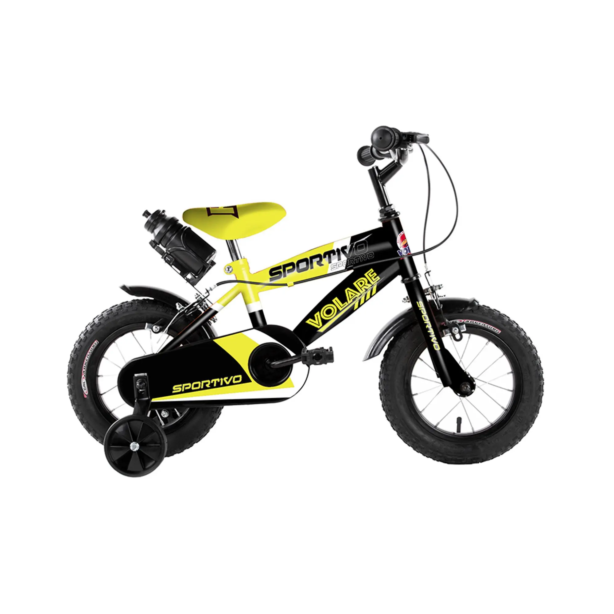 Sphère sportive jaune de 12 pouces