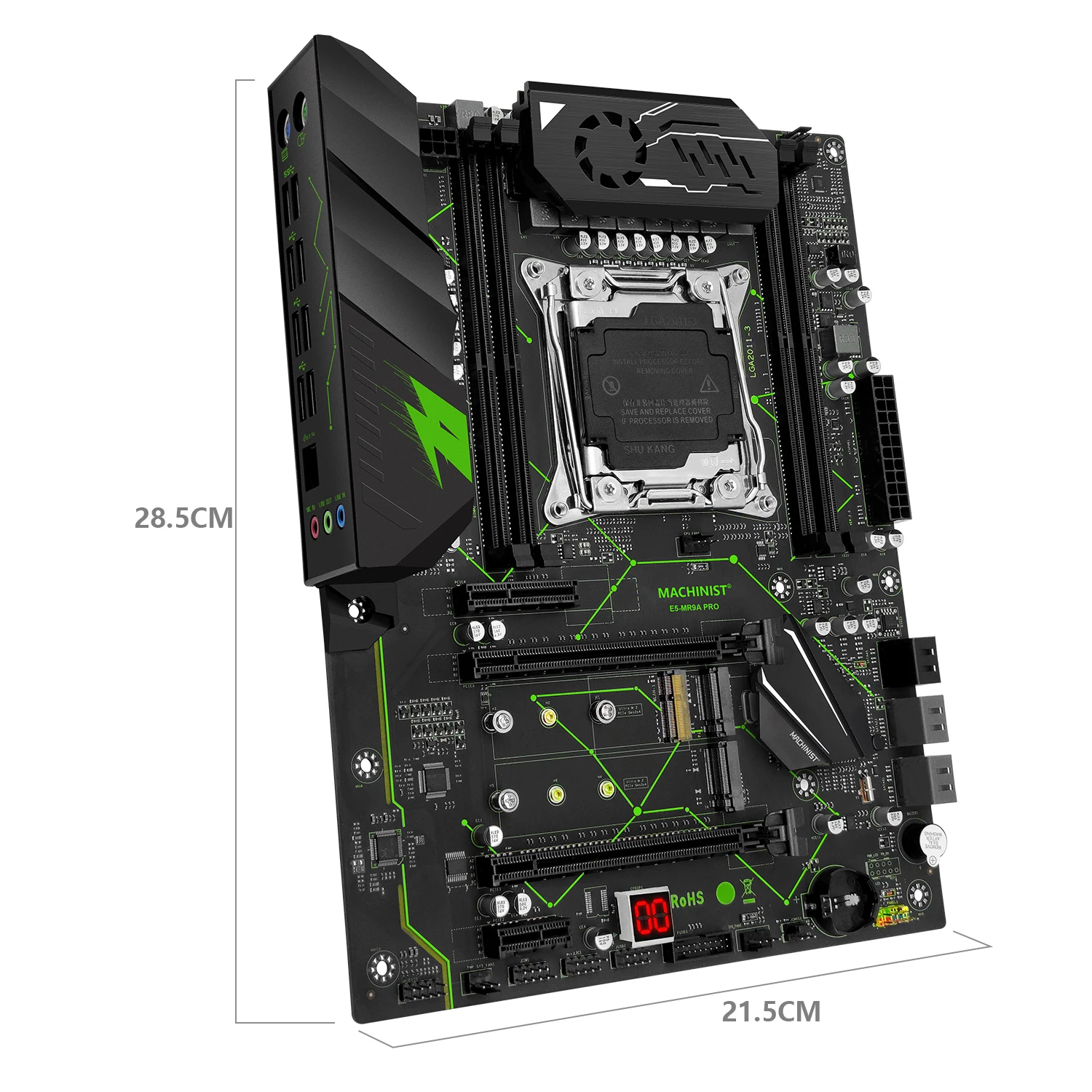 Imagem -03 - Pro X99 Placa Mãe Combo Lga20113 e5 2690 Kit v4 Cpu Xeon Ddr4 32gb de Ram Memória Ecc Nvme M.2 Quatro Canais Machinist-mr9a