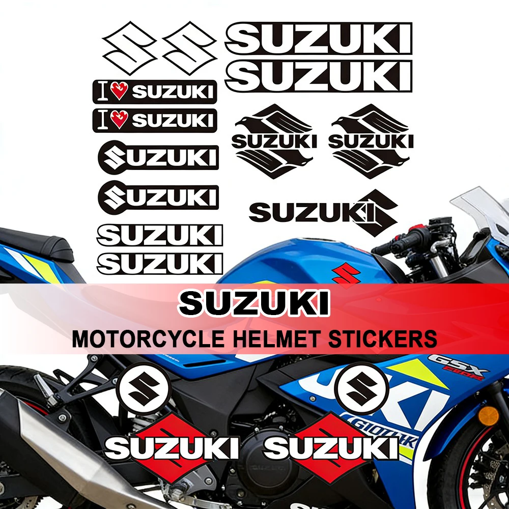 

Наклейки для мотоциклов: светоотражающие и лазерные наклейки-спонсоры для SUZUKI Uy125, GSXR, GW, скутеров, шлемов, топливных баков, для модификации