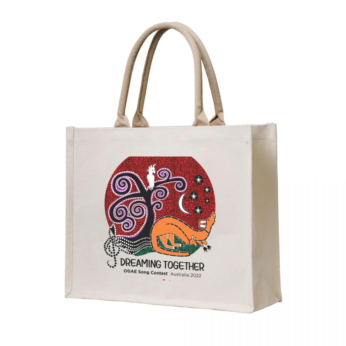 

OGAE Song Contest - Australia 2022 Tote Bag Canvas bag bags woman 2025 Cloth bags Reusable bags
