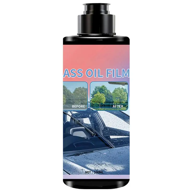 

100ml Car Glass Oil Film Remover Multifunctional Car Stain Cleaner Auto Body Polishing Agents For Car Window Front Windshield