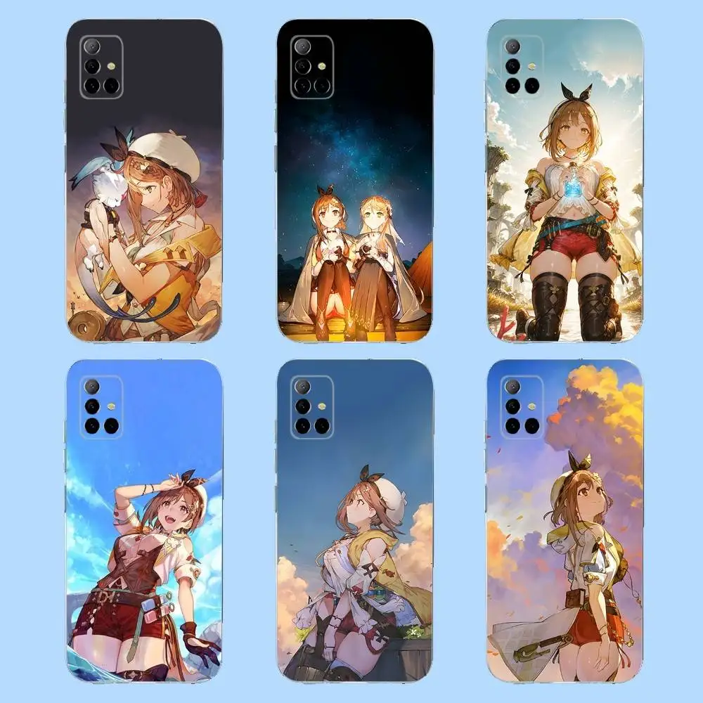 

Game A-Atelier Ryza Phone Case For Samsung S30,23,21,22,20 FE lite,S10,9,PIus Note20ultra Soft Transparent
