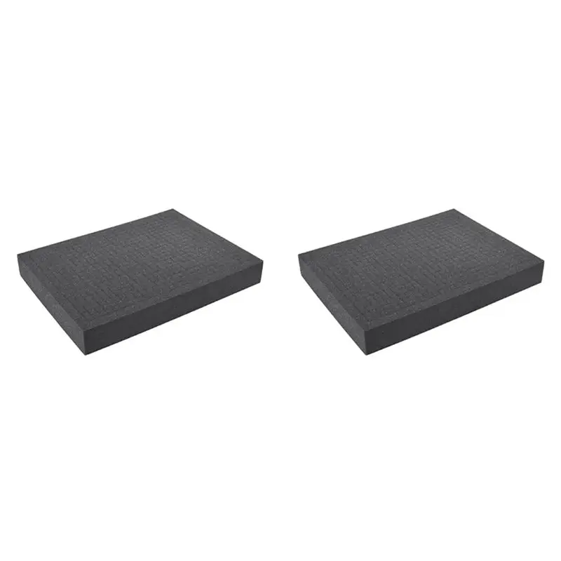 2X Pick Apart Foam For Toolbox Pre-Cutting Foam Insert High Density Shadow Foams 410X250x80mm New
