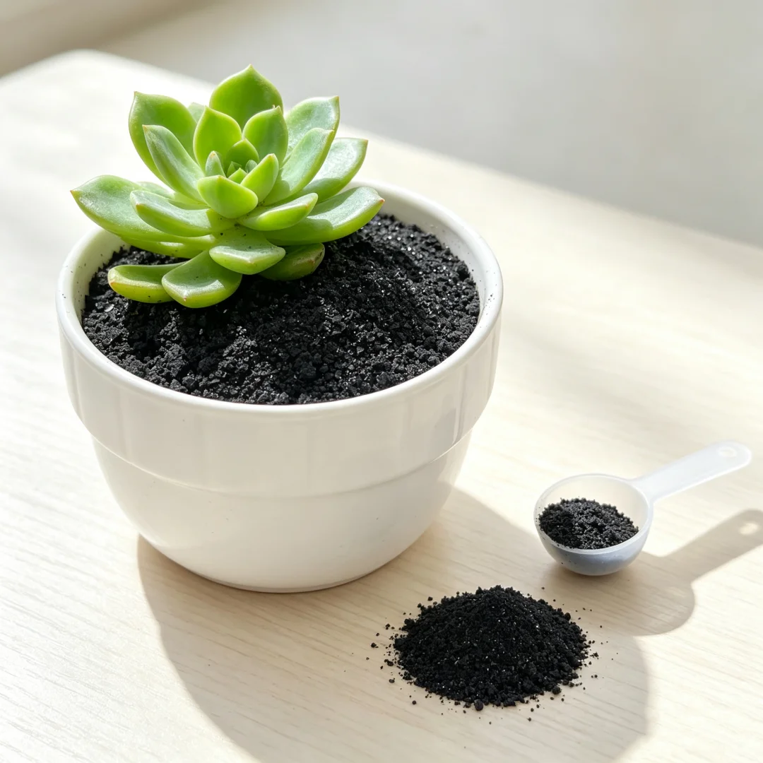 Sodium Humate Humic Acid Organic Fertilizer For Ornamental Flowers Potted & Hydroponic Plants