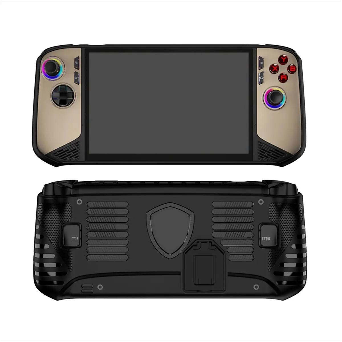 A59E For Claw 8 AI+ Handheld Game Console Protective Case Soft TPU Cover with Kickstand Anti-Scratch Features
