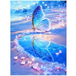 Dream Butterflies Printing Cross Stitch Kit DIY Living Room Decoration Hanging Painting New Crafts  Scenery Handmade Embroidery