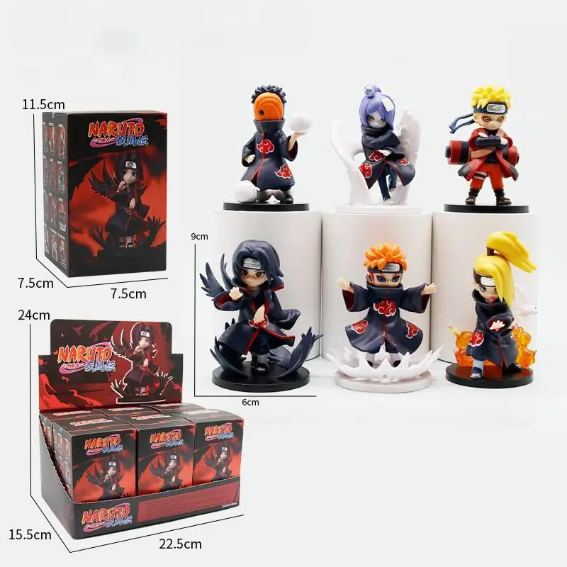 Huoying Da Zhan Xiao Organisation Serie Handheld Blind Box Trendy Spielzeugpuppe Peripheriemodell Auto Desktop-Ornament