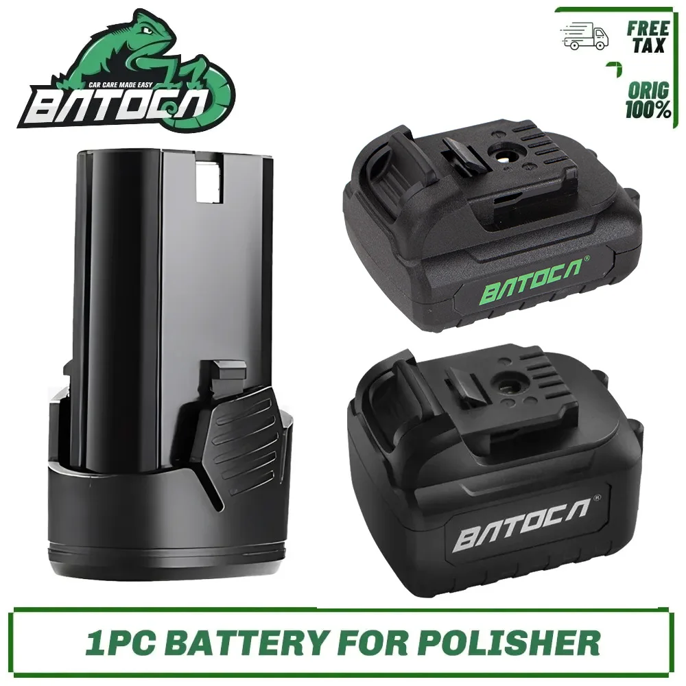 BATOCA 12V เครื่องขัดเงารถยนต์ไร้สายแบตเตอรี่ไฟฟ้าสําหรับเครื่องขัด