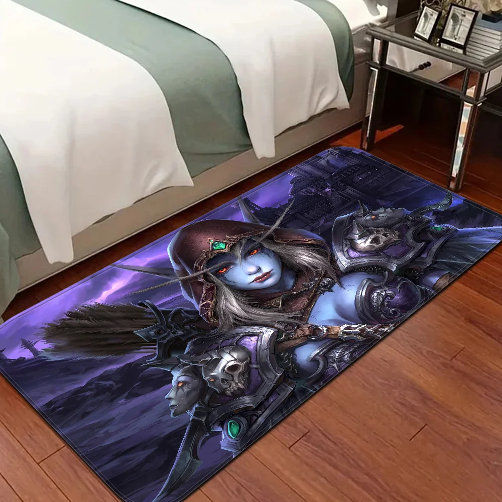 World Of Warcraft Floor Carpet Anti-slip Absorb Water Long Strip Cushion Bedroon Mat Welcome Rug