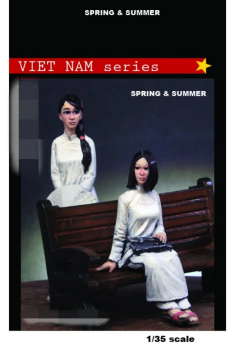 

1/35 Scale Resin Figure Model Kits Soldier Vietnamese Schoolgirl Garage Kit Toy Unassembled and Unpainted 945