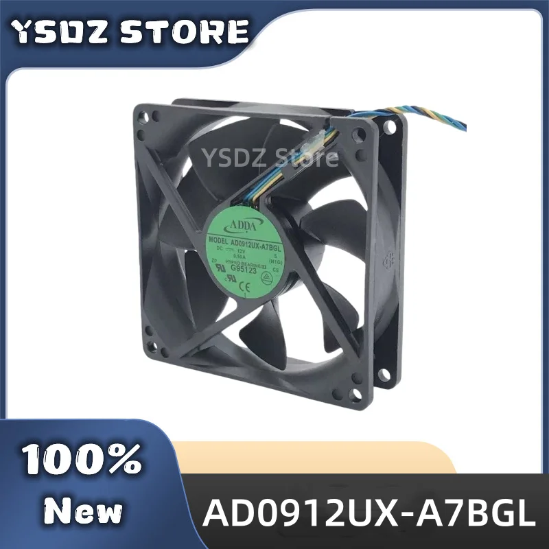 AD0912UX-A7BGL 2/3/4-wire DC12V 0.5A 90*90*25MM For ADDA New Original Cooling fan Fast Shipping