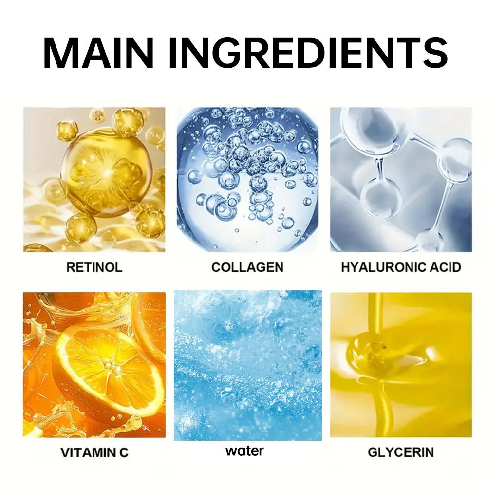 مجموعة كريم تونر للوجه من فيتامين C، كريم وجه ناعم، كريم نهاري مرطب، تقليص المسام، منتجات العناية بالبشرة #5